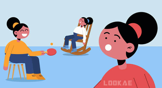 AE教程-制作卡通有趣的人物角色MG循环动画 Skillshare – Character Animation Make Funny Animated Loops with After Effects