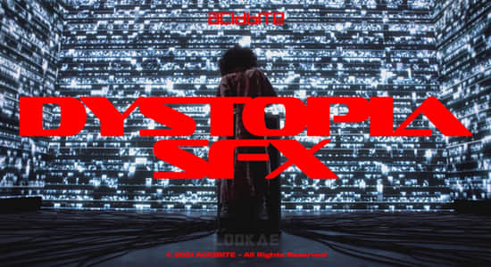 202个黑暗科技VHS干扰毛刺故障音效 Dystopia SFX