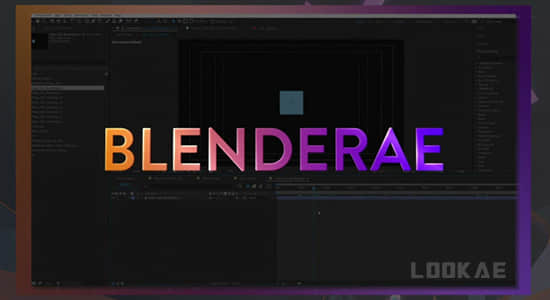 BlenderAe插件-将3D对象和场景数据从Blender连接选择导出到AE软件 BlenderAe V1.0.0 Win/Mac插图