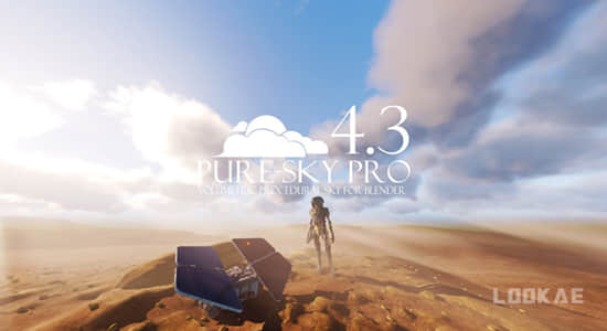 Blender预设-模拟真实天空效果 Pure-Sky Pro 4.3 (Eevee & Cycle)