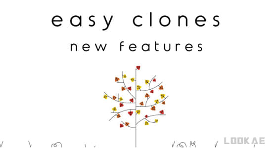 AE脚本-2D图层克隆系统 Easy Clones v2.1+使用教程