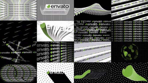 FCPX插件-126个横屏竖屏创意海报LOGO标志展示动画 Typographic Kinetic Logo Posters