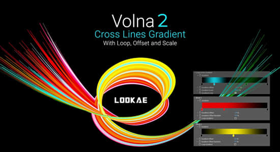 Mac苹果版-动态线条路径描边绘制生长动画AE插件 Volna V2.4.8