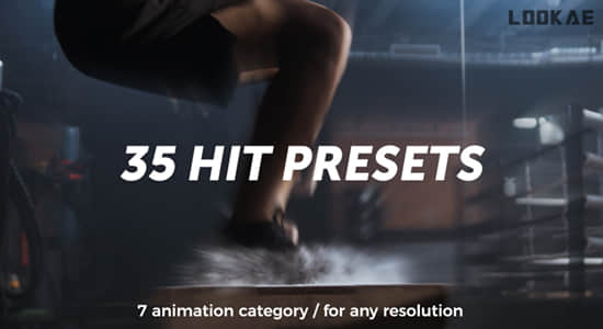 PR预设-35个冲击撞击抖动视觉特效 Hit Presets+使用教程