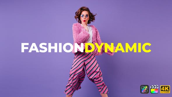 FCPX模板-时尚动感快闪图文展示介绍片头 Fashion Dynamic