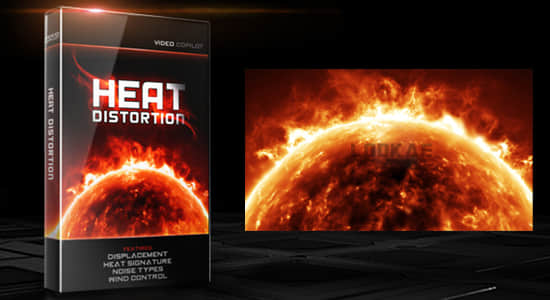 AE插件-热浪变形失真紊乱特效 Heat Distortion v1.0.32 Win英文/中文版 支持2022多帧渲染