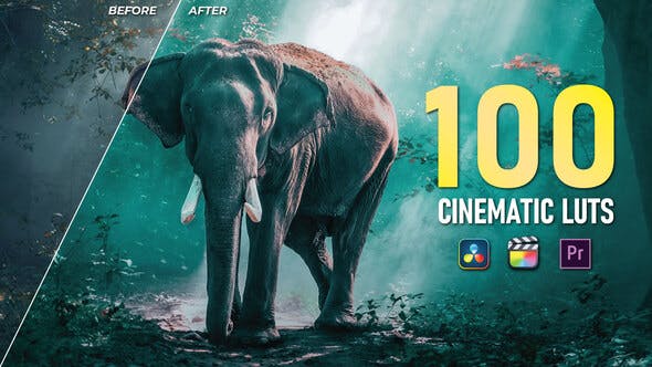 100种大气史诗电影LUT调色预设 Cinematic LUTs Color Grading