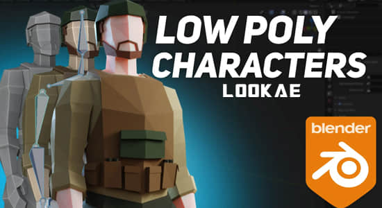 Blender教程-三维游戏人物角色建模制作(英文字幕) Blender Render Your first 3D Game Character