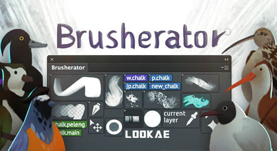 PS插件-笔刷预设动作管理控制面板 Brusherator 1.8