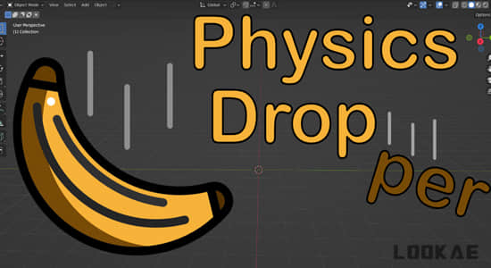 Blender插件-物体掉落碰撞放置工具 Physics Dropper v1.1.3