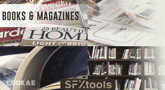 音效-276个书籍杂志翻书翻页MG动画无损音效 Books and Magazines
