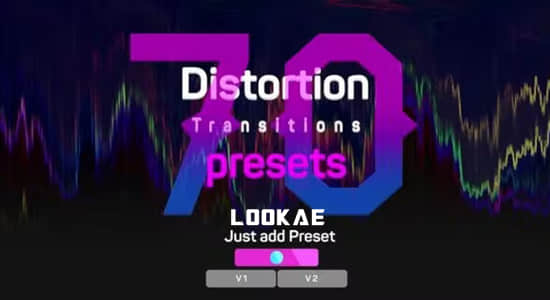 PR预设-70个画面失真扭曲变形视频转场过渡动画Distortion Transitions Presets 2