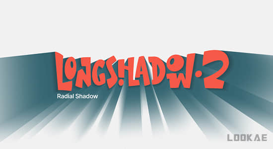 AE插件-超赞阴影长拖尾投影特效 LongShadow 2 v1.0 Mac/Win