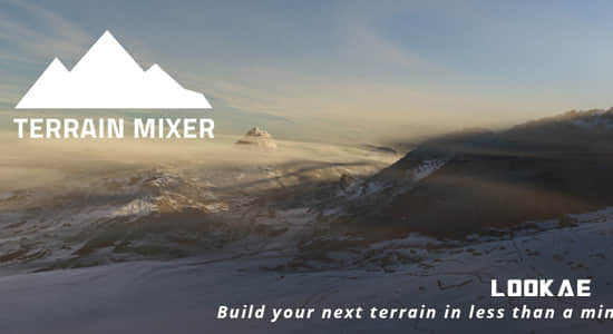 Blender插件-三维自然环境地形生成器 Terrain Mixer V2.0.3 + 预设库