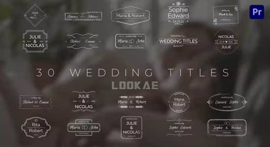 Wedding Titles