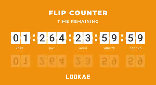 倒计时动画,Flip Counter