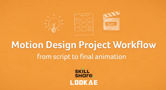 AE教程-MG动作制作流程学习(英文字幕) Motion Design Project Workflow: From script to final animation