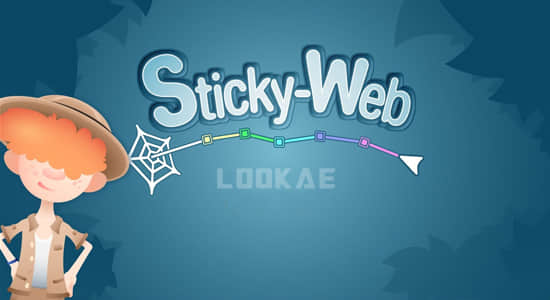 AE脚本-多图层快速父子链接工具 Sticky Web V1.0 + 使用教程