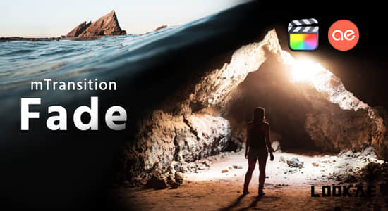 FCPX转场插件-51种淡入淡出平滑黑场渐隐过渡 mTransition Fade