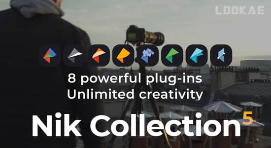 中文版PS插件-胶片调色降噪锐化HDR图像处理特效滤镜Nik Collection V5.4.0 Win/Mac