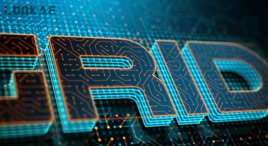 AE模板-高科技电路板LOGO标志展示片头动画 Hi-Tech Logo Reveal