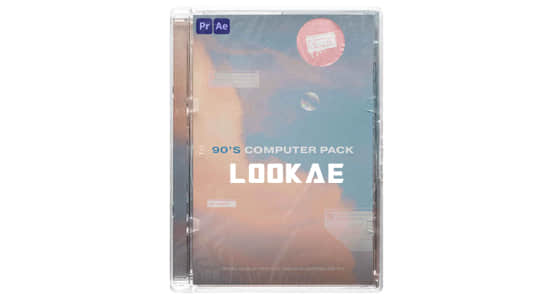 视频素材-复古电脑界面图标弹窗动画 90’s Computer Editing Pack