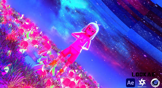 C4D教程-学习制作梦幻视觉场景特效(英文字幕) Create a Detailed Trippy Dynamic 3D Animation