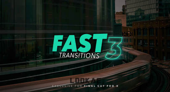 FCPX插件-50种快速缩放变形扭曲故障转场预设V3