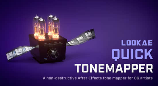 中文汉化AE插件-快速色调映射器 Quick ToneMapper V1.0 Win/Mac