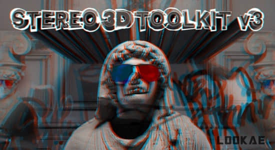 AE脚本-3D立体电影视觉特效转换工具 Stereo 3D Toolkit V3.0 + 使用教程