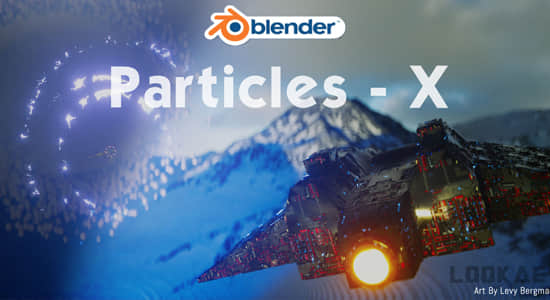 Blender插件-强大三维粒子系统模拟工具 Particles-X Pro V1.21 + 使用教程