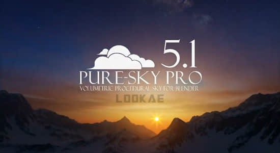 Blender插件-真实天空丁达尔光效模拟工具 Pure-Sky Pro 5.1.15 (Eevee & Cycle)