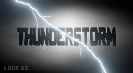 Blender插件-打雷下雨闪电模拟特效 Thunderstorm V1.2 – Create Lightnings, Clouds And Rain