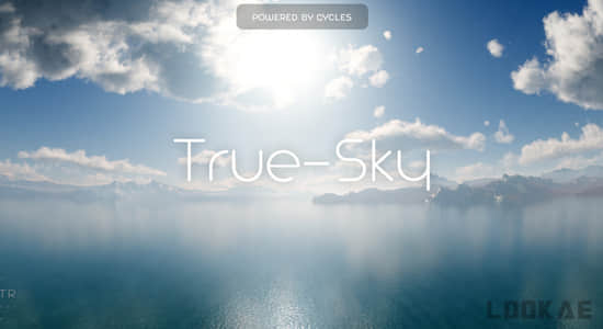 Blender插件-三维空间真实天空模拟工具 True-Sky V1.0