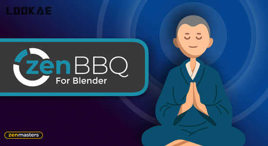 Blender插件-三维模型倒角工具 Zen BBQ V1.0.2.1