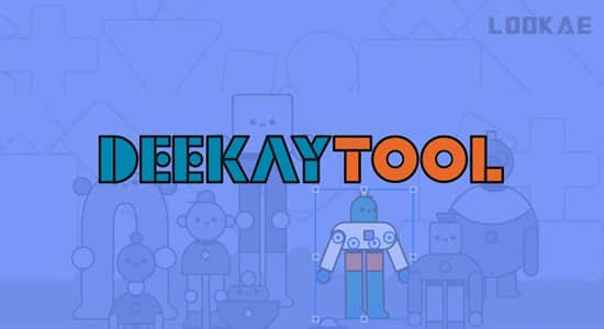 二维卡通人物角色骨骼动作绑定MG动画制作AE脚本 Deekay Tool V1.1.8 Win/Mac+使用教程
