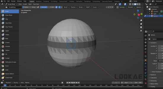 雕刻模式选区隐藏Blender插件 Selection To Mask-叨客学习资料网