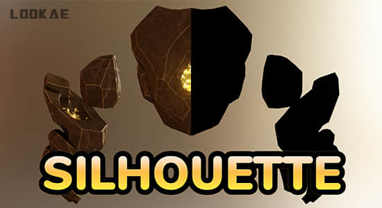 模型多角度剪影生成Blender插件 Silhouette v2.0