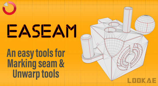 Blender快速展UV插件 Easeam V0.0.7