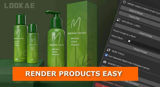 产品快速渲染Blender插件 Product Rendering Tools V1.0.1