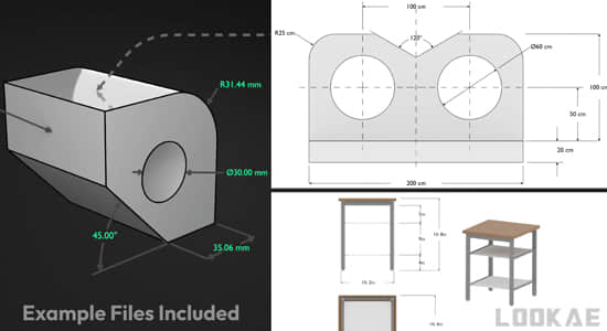 模型长度角度面积测量参数标注Blender插件 Measurable V1.2
