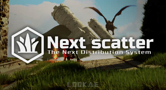模型随机散布分散生成Blender插件 Next Scatter V2