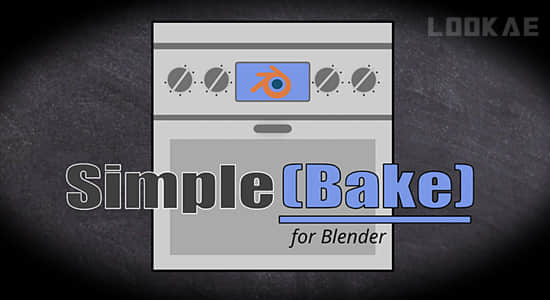 Blender插件-烘焙PBR材质纹理贴图 SimpleBake V1.9.9