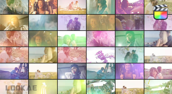 FCPX插件-36个彩色光效动画转场过渡预设 Light Leak Transitions And Burn Transitions