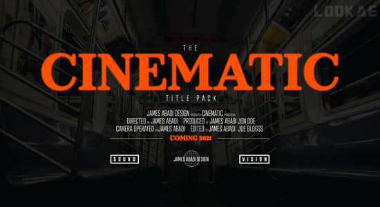 PR模板-23个专业设计电影标题排版预设 The Cinematic Titles Pack