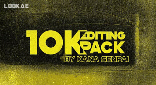 视频剪辑音效视频素材调色预设特效包AE资源 10K Editing Pack