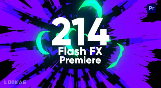 PR模板-214个手绘魔法能量电流爆炸闪电火花MG动画 Flash Fx Premiere