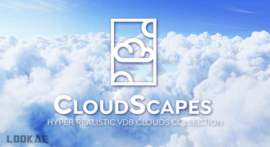 211种真实白云云朵VDB模型Blender预设 CloudScapes