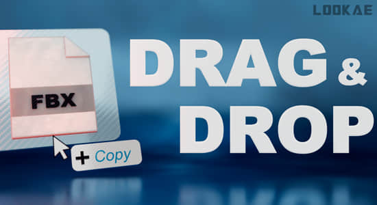 Blender插件-多种格式文件直接拖拽导入 Drag & Drop Import V1.04