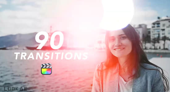 FCPX插件-90个真实镜头漏光光效转场过渡动画Leaks Transitions